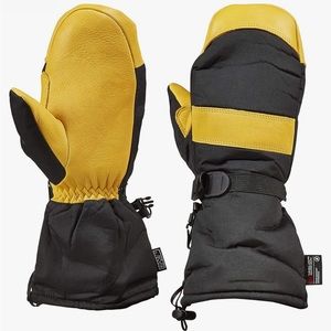 Saranac Winter Ski Gauntlet Mitten with Premium Deerskin Leather/Size:2XL (NWT)